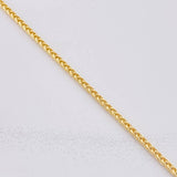 Cadena Franco 5.3g / 24 in / 2.1mm Oro Amarillo 18K