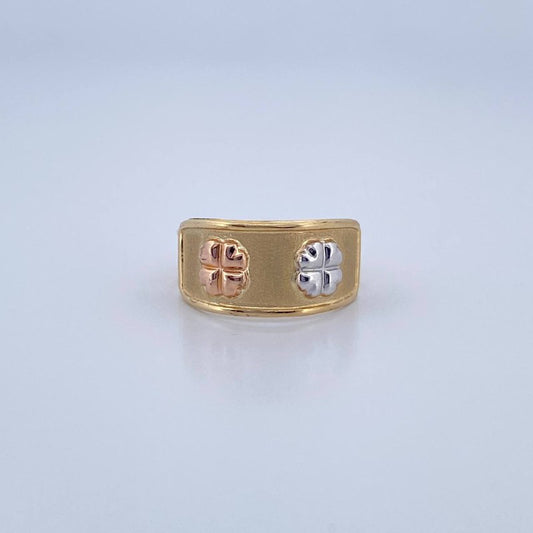 Anillo Treboles 1.7gr / T7 / Oro 18K &