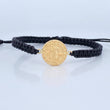 Black Woven San Benito Bracelet 1.35gr / 18K Gold &