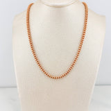Ice Chain 24 g / 27 3/4 in / 3 mm Two-Tone White and Rose Gold 18K