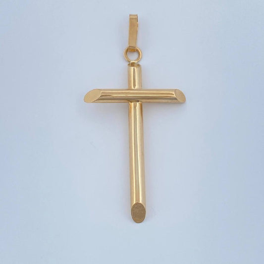 Dije Cruz 1.8gr / 2 in / Oro Amarillo 18K &