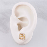 Topos Trebol 2.8g / in / 9.79mm Oro Amarillo 18K