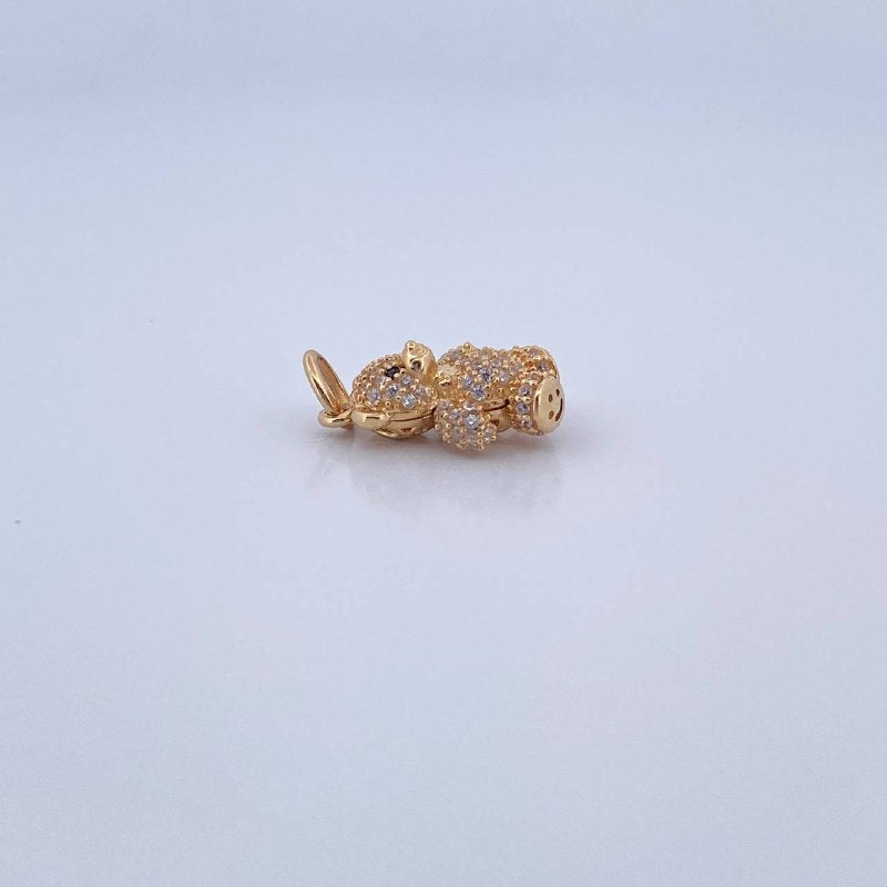 Articulated Bear Pendant 2.6gr / 2cm / 18K Gold &