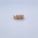Articulated Bear Pendant 2.6gr / 2cm / 18K Gold &