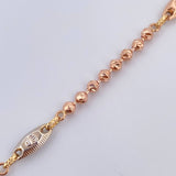 Rustic Military Screw Type Bracelet 7.3gr / 8.3in / 18K Gold &
