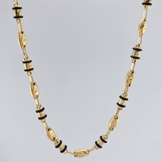 Cadena Rustica Corona 15.15 g / 24 1/2 in / 4.6 mm Oro Amarillo 18K