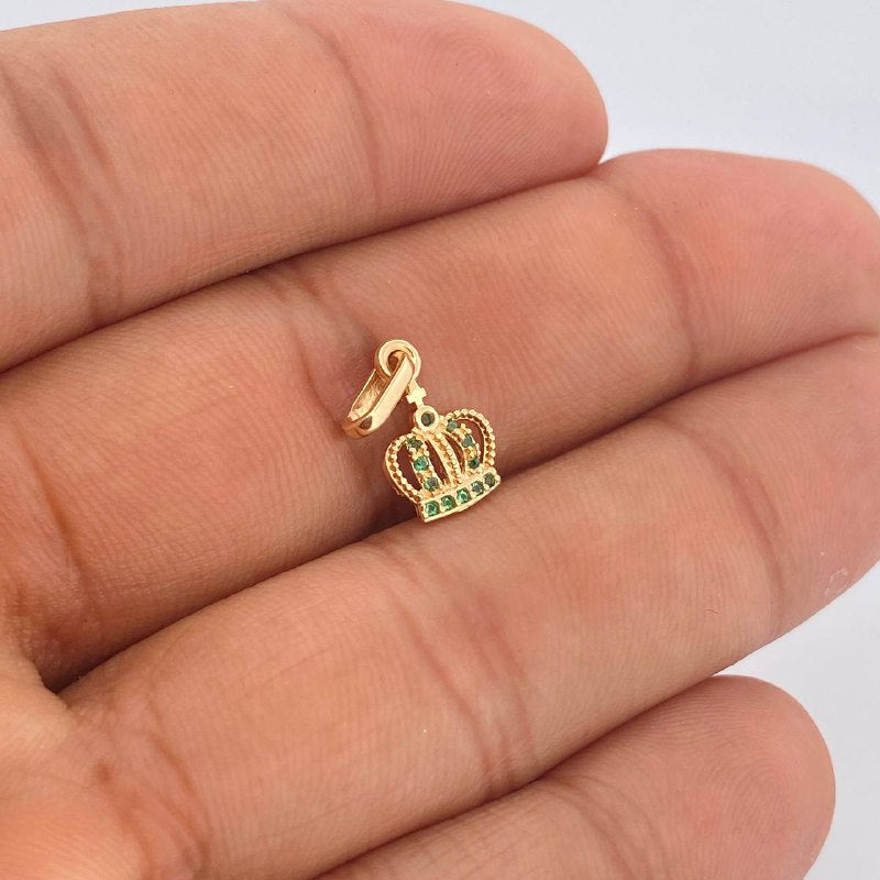 Pendant Crown 0.8gr / 3/4 in / 18K Gold