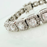 Tennis Bracelet 23.95 g / 7 in / 6.7 mm 18K White Gold
