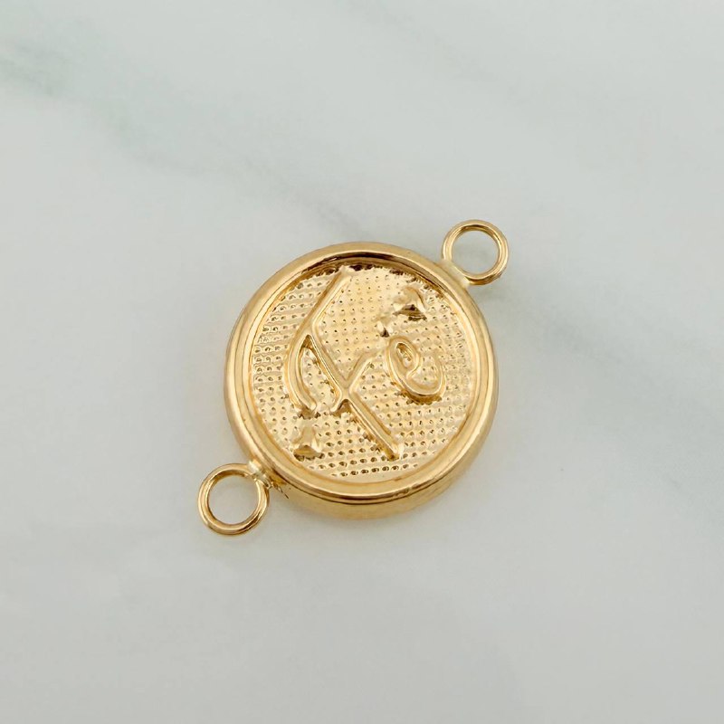 Charm Faith 0.75gr / 3/4 in / 18K Yellow Gold %