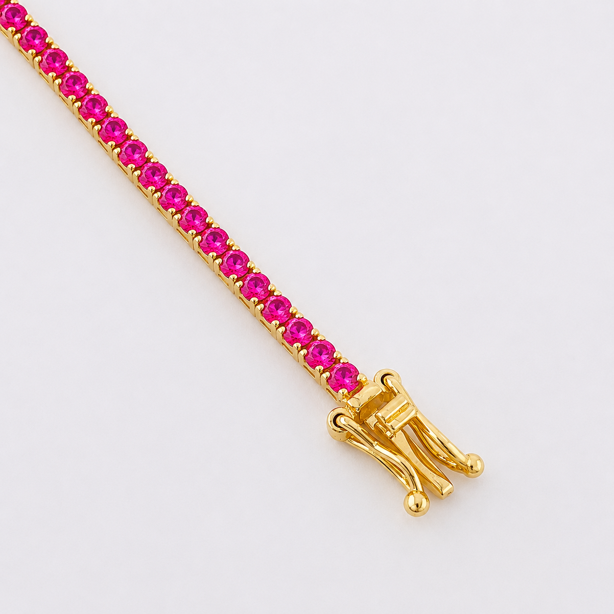 Pulso Tenis 3.85g / 7 in / 1.6mm Oro Amarillo 18K