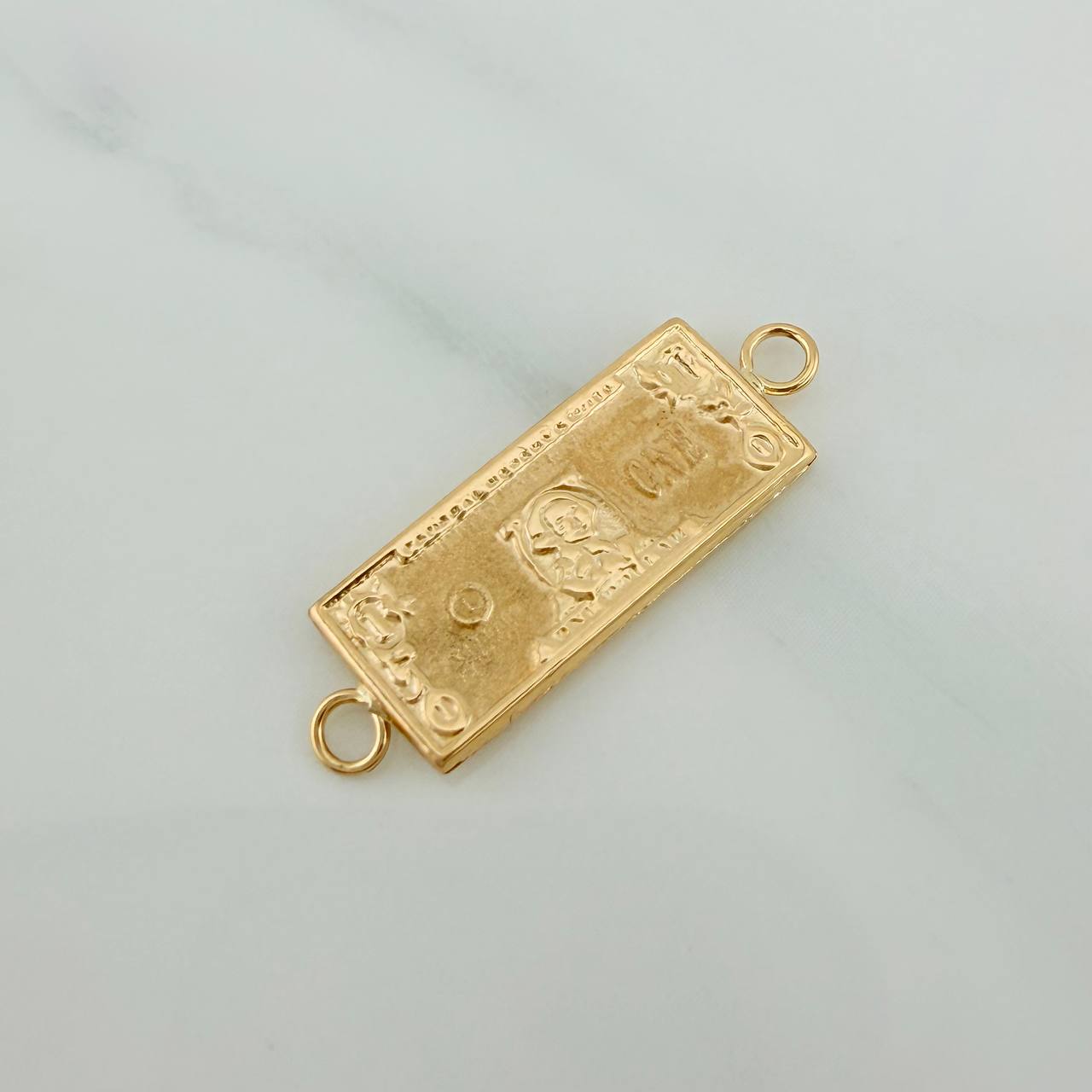 Charm One Dollar 0.9gr / 1 in / 18K Yellow Gold %