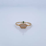 Anillo Corona 1.45gr / T7 1/4 / Oro 18K &