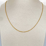 Cadena Franco Especial 4gr / 23 3/4 in / Oro Amarillo +3 18K %