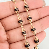 Rustic Barrel Bracelet 5.25 g / 8 1/2 in / 4.5 mm 18K Yellow Gold