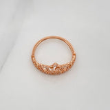 Ring 15'S Crown 1.75 g / T6 1/2 Rose Gold 18K