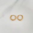 Candongas Aro Lisa 1.05 g / 1/2 in Oro Amarillo 18K