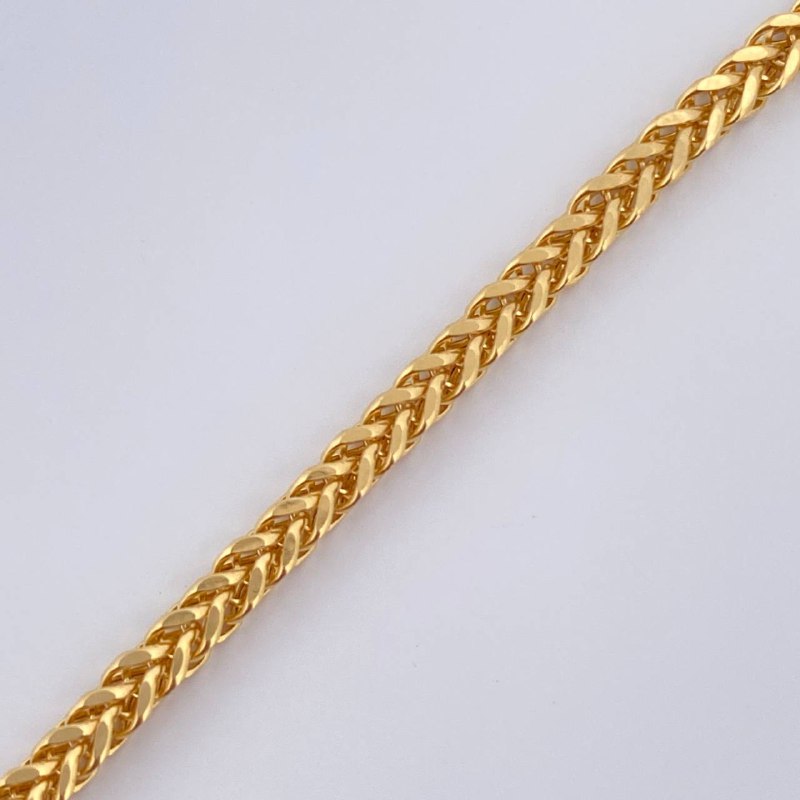 Franco Bracelet 3.6gr / 7.5in / +3 18K Gold &