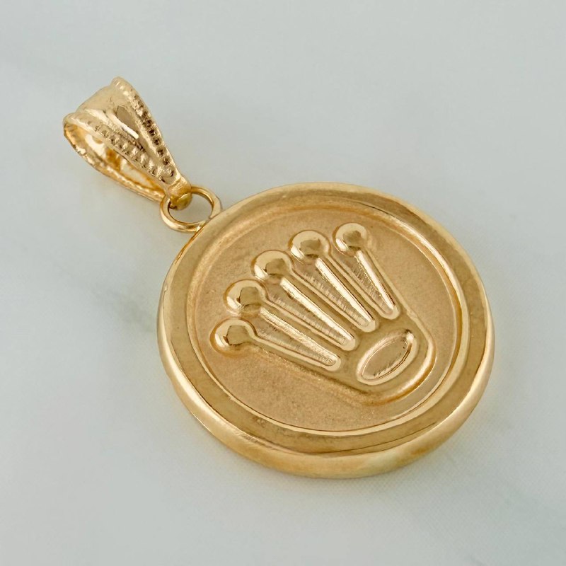 Pendant Crown 1.15gr / 1 in / 18K Yellow Gold %