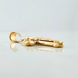 Dije Cruz Cristo 1.4 g / 1 1/2 in Oro Amarillo 18K