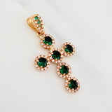 Dije Cruz Tupida 4.5 g / 1 1/2 in Oro Amarillo 18K