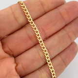 Pulso Cubano 2.8gr / 7 1/2 in / 3.1mm Oro Amarillo +1 18K &