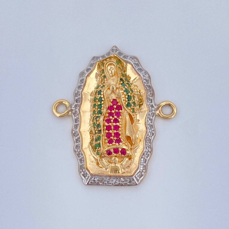 Charm Virgin Guadalupe 4.3gr / 1.0in / 18K Gold $