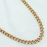 Cadena Cubana 20 g / 20 in / 4.9 mm Oro Amarillo 18K