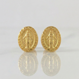 Topos Virgen Milagrosa 0.75 g / in / 8.05 mm Oro Amarillo 18K