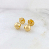 Topos Bola Lisa 0.85 g / in / 7 mm Oro Amarillo 18K