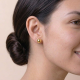 Topos Bola Lisa 0.75 g / in / 7 mm Oro Amarillo 18K