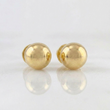 Topos Bola Lisa 0.75 g / in / 7 mm Oro Amarillo 18K
