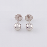 Stud Earrings Bead 0.8gr / 18K Gold &