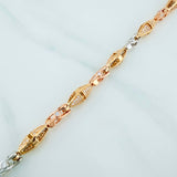 Pulso Rustico Dubai 16.65 g / 7 3/4 in / 5.8 mm Tres Oros 18K