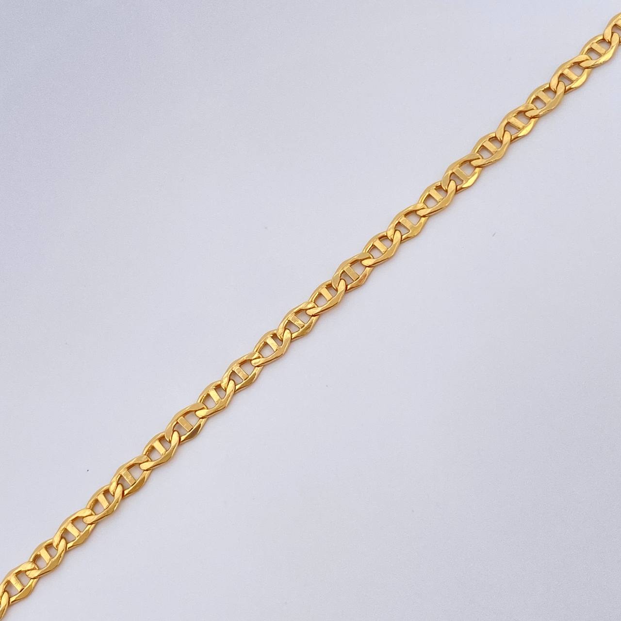 Flat Mariner Bracelet 1.2gr / 7 1/2 in / 18K Gold +3 $