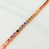 Pulso Tennis 10.5 g / 7 3/4 in / 4.3 mm Oro Rosa 18K