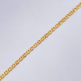 Flat Mariner Bracelet 1.2gr / 7 1/2 in / 18K Gold +3 $