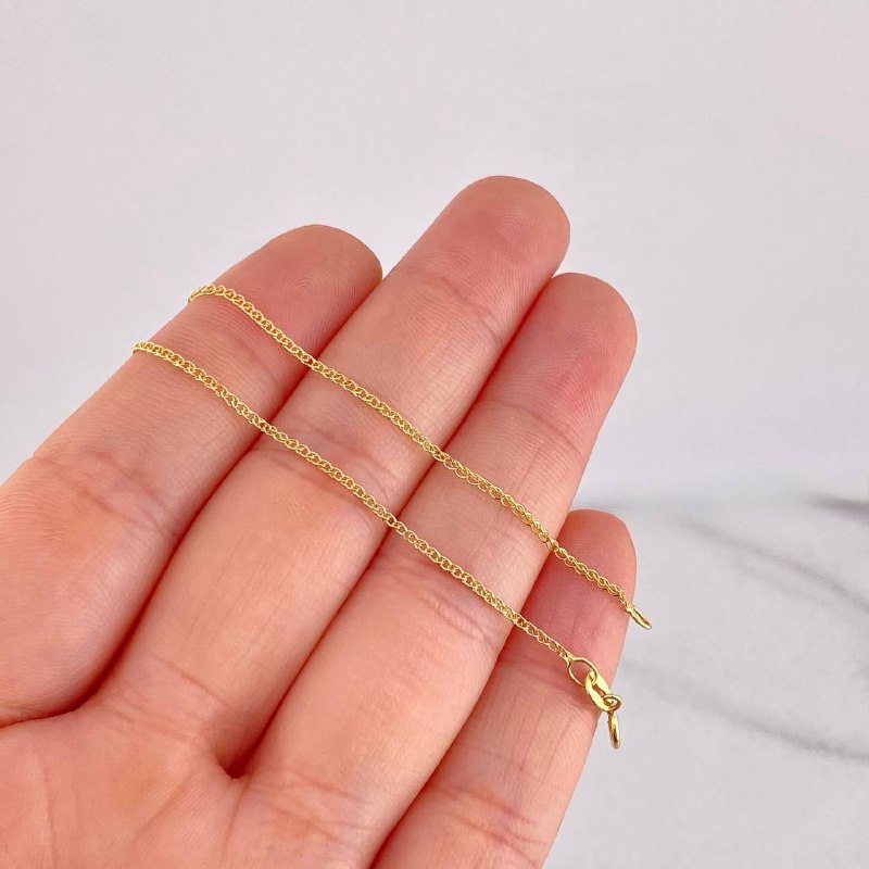 Franco Bracelet 0.7g / 7 1/4 in / 1.2mm Yellow Gold 18K