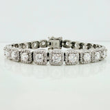 Tennis Bracelet 23.95 g / 7 in / 6.7 mm 18K White Gold