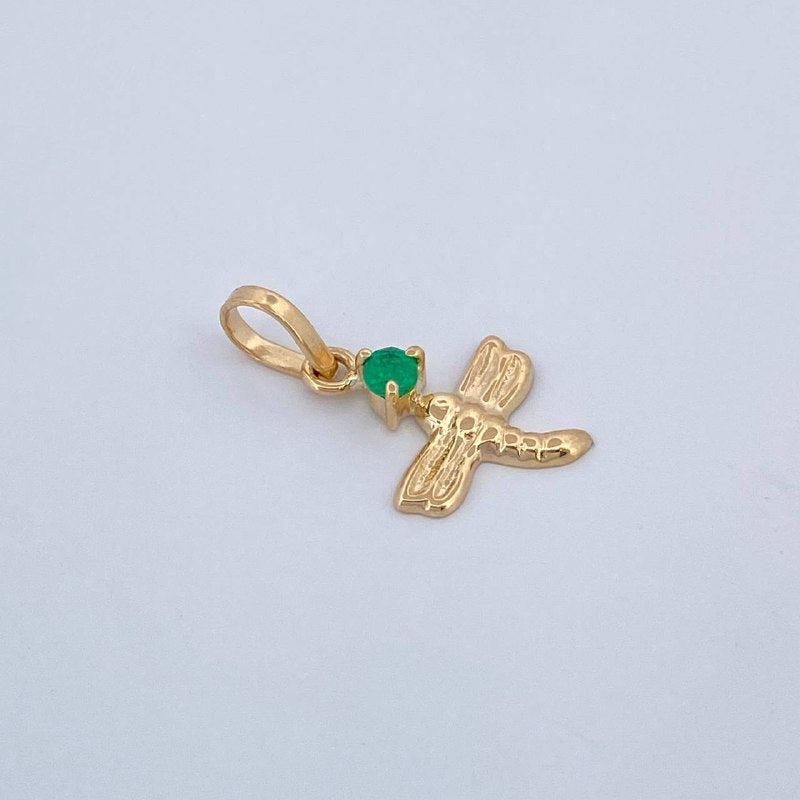 Dragonfly Pendant GD 0.3gr / 3/4 in / 18K Gold