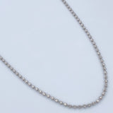Military Chain 7.2gr / 27 3/4 in / 18K White Gold +3$
