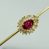 Industrial Piercing 2.25 g / 1/2 in 18K Yellow Gold