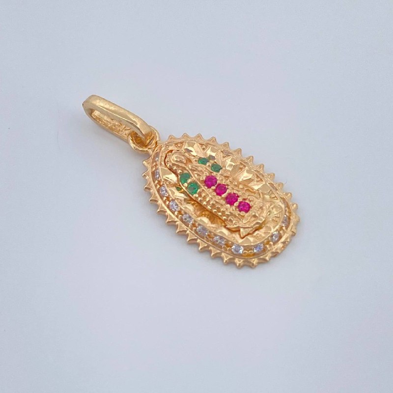 Dije Virgen De Guadalupe 1.5gr / 1 in / Oro Amarillo 18K &