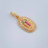 Dije Virgen De Guadalupe 1.5gr / 1 in / Oro Amarillo 18K &
