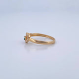 Heart Silhouette Ring 1.75gr / Size 6 1/2 / 18K Gold &