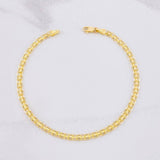 Pulso Chino 4.15g / 7 1/2 in / 3.25mm Oro Amarillo 18K
