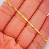 Franco Bracelet 1.6gr / 7.5in / 18K Gold +3 $