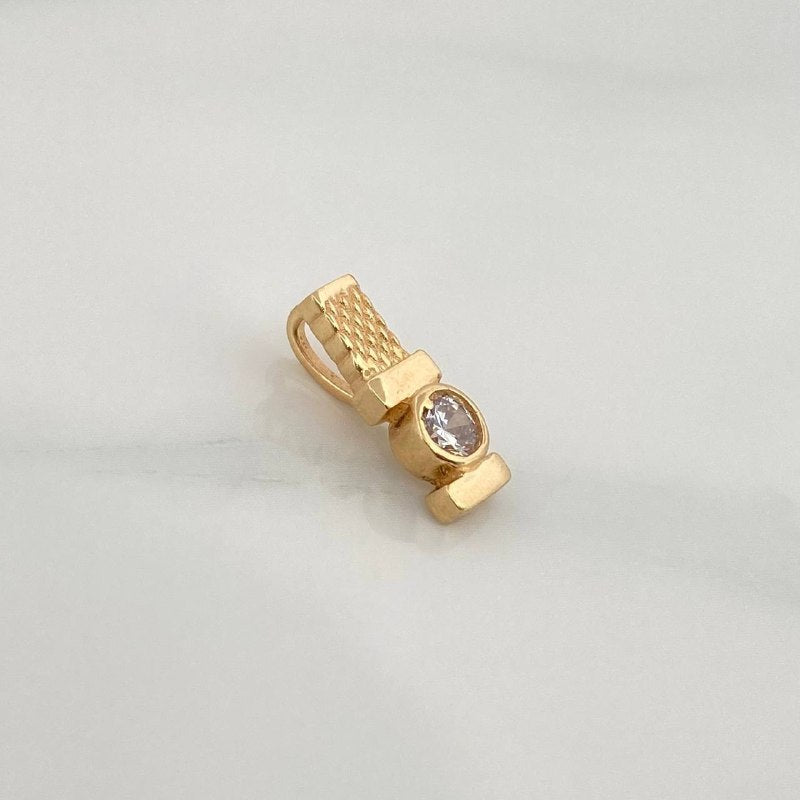 Dije Amuleto Malla 1.35gr / 1/2 in / Oro Amarillo 18K &