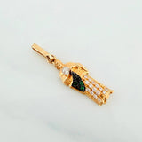 Pendant Saint Jude 1.15 g / 1 in Three Golds 18K