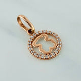 Dije Silueta Oso Ts 0.4gr / 1/2 in / Oro Amarillo 18K %