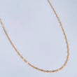 Mirror Flower Chain 0.9gr / 19.7in / 18K Gold +3 $